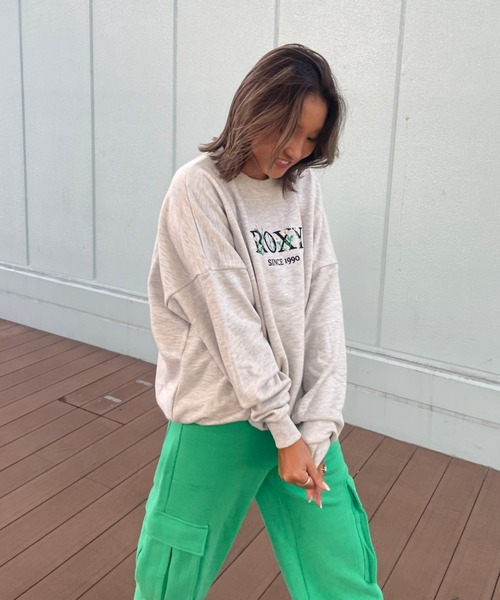ROXY(ロキシー)の「【ZOZO限定アイテム】FLOWER EMB PULLOVER/ロキシースウェットトレーナー(スウェット・レディース・ホワイト/ネイビー/グレー・FREE)」の17枚目の写真