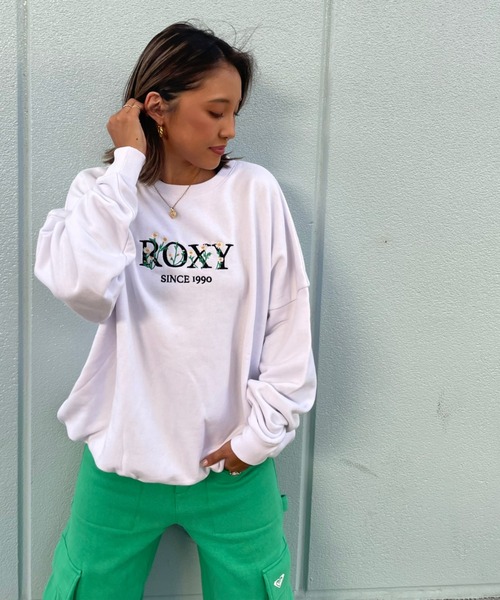 ROXY(ロキシー)の「【ZOZO限定アイテム】FLOWER EMB PULLOVER/ロキシースウェットトレーナー(スウェット・レディース・ホワイト/ネイビー/グレー・FREE)」の7枚目の写真