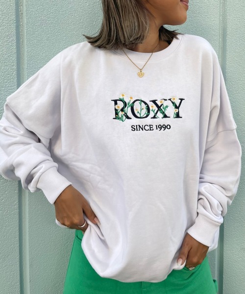 ROXY(ロキシー)の「【ZOZO限定アイテム】FLOWER EMB PULLOVER/ロキシースウェットトレーナー(スウェット・レディース・ホワイト/ネイビー/グレー・FREE)」の8枚目の写真