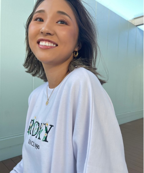 ROXY(ロキシー)の「【ZOZO限定アイテム】FLOWER EMB PULLOVER/ロキシースウェットトレーナー(スウェット・レディース・ホワイト/ネイビー/グレー・FREE)」の11枚目の写真