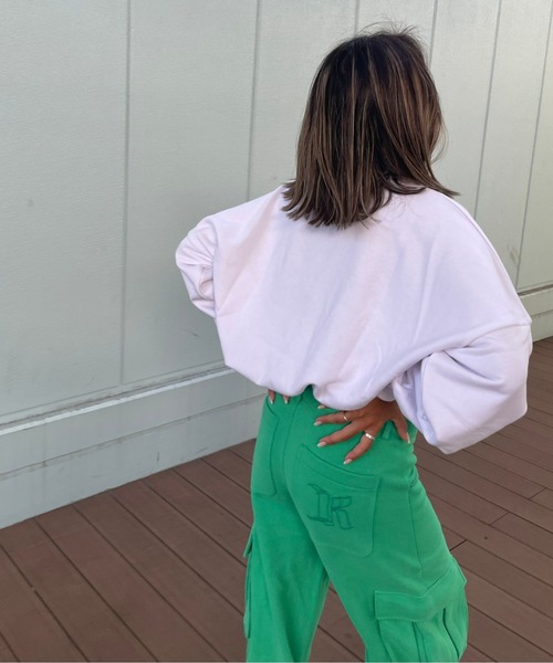 ROXY(ロキシー)の「【ZOZO限定アイテム】FLOWER EMB PULLOVER/ロキシースウェットトレーナー(スウェット・レディース・ホワイト/ネイビー/グレー・FREE)」の15枚目の写真