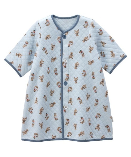 combimini（コンビミニ）の「ガウン兼用スリーパー（テディベア）（その他ルームウェア・キッズ・ベビーピンク/サックスブルー系・L(120-130)/M(100-110)/S(80-90)）」の3枚目の写真