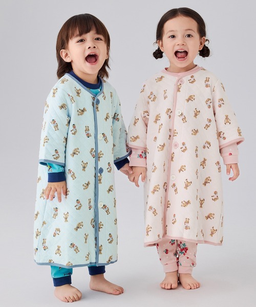 combimini（コンビミニ）の「ガウン兼用スリーパー（テディベア）（その他ルームウェア・キッズ・ベビーピンク/サックスブルー系・L(120-130)/M(100-110)/S(80-90)）」の5枚目の写真