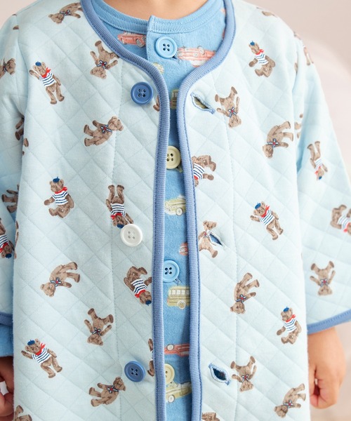 combimini（コンビミニ）の「ガウン兼用スリーパー（テディベア）（その他ルームウェア・キッズ・ベビーピンク/サックスブルー系・L(120-130)/M(100-110)/S(80-90)）」の10枚目の写真