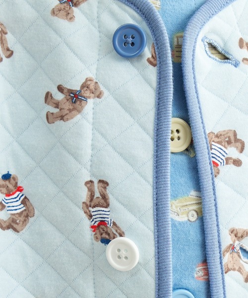 combimini（コンビミニ）の「ガウン兼用スリーパー（テディベア）（その他ルームウェア・キッズ・ベビーピンク/サックスブルー系・L(120-130)/M(100-110)/S(80-90)）」の9枚目の写真