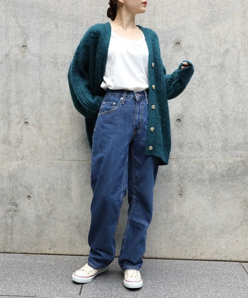 Levi's（リーバイス）の「【Levi's】シルバータブバギーデニムパンツ（デニムパンツ・レディース・ダークインディゴブルー・25inch/26inch/27inch/24inch）」の3枚目の写真