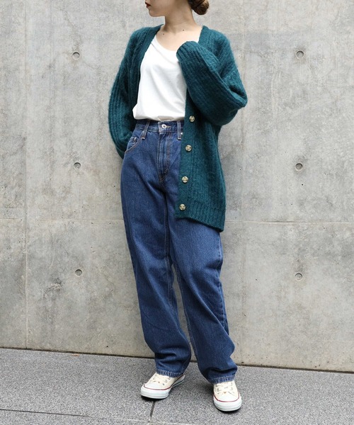 Levi's（リーバイス）の「【Levi's】シルバータブバギーデニムパンツ（デニムパンツ・レディース・ダークインディゴブルー・25inch/26inch/27inch/24inch）」の4枚目の写真