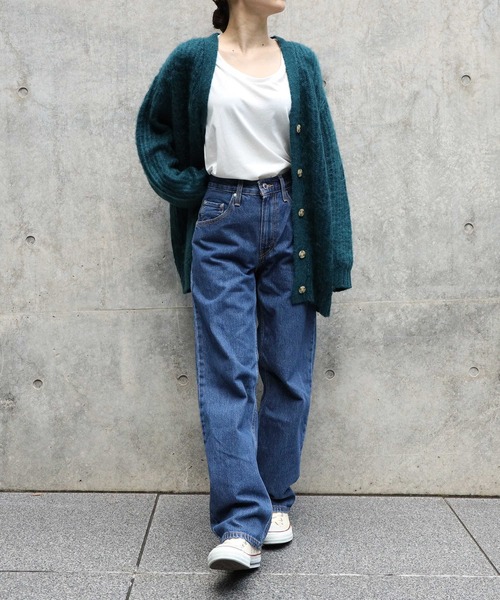 Levi's（リーバイス）の「【Levi's】シルバータブバギーデニムパンツ（デニムパンツ・レディース・ダークインディゴブルー・25inch/26inch/27inch/24inch）」の5枚目の写真