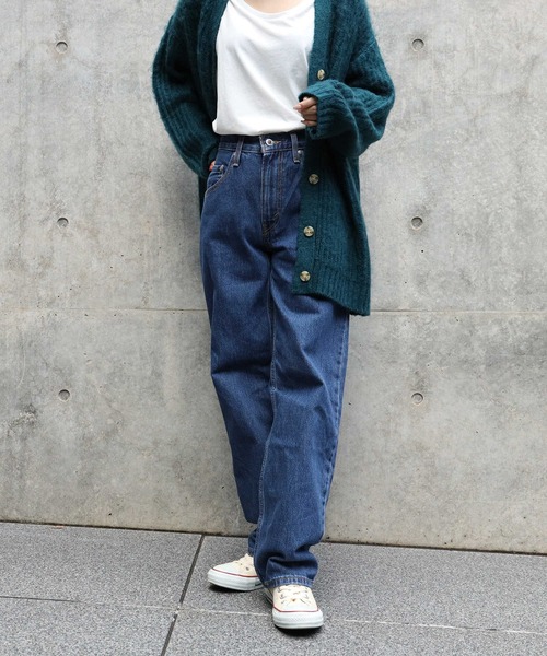 Levi's（リーバイス）の「【Levi's】シルバータブバギーデニムパンツ（デニムパンツ・レディース・ダークインディゴブルー・25inch/26inch/27inch/24inch）」の6枚目の写真