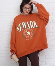 Cutie Blonde | 【ゆったりトレンド！】オーバーサイズ ロゴスウェット(スウェット)