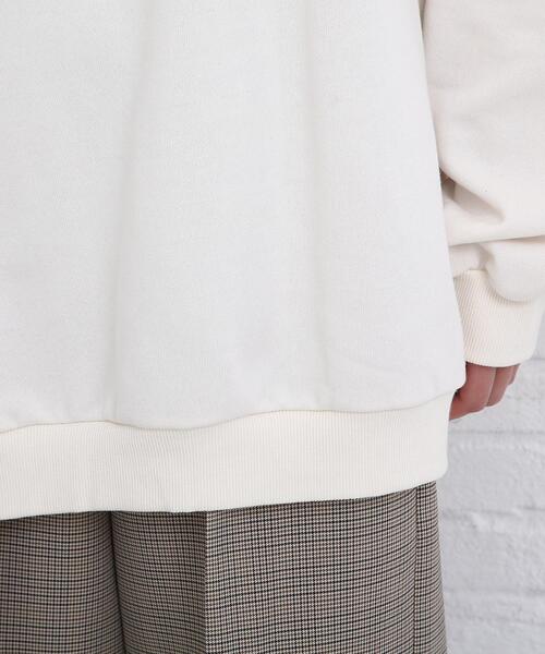 Cutie Blonde（キューティーブロンド）の「◆オーバーサイズ ロゴスウェット（スウェット・レディース・ホワイト系その他/チャコール/ライトグレー系/アイボリー系/パープル系5/オレンジ系5・00）」の12枚目の写真