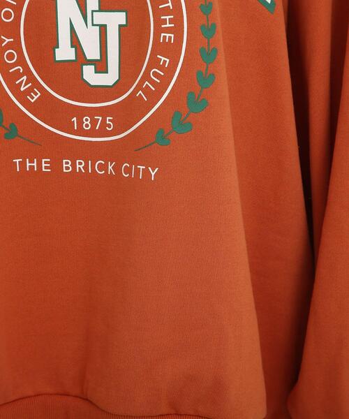 Cutie Blonde（キューティーブロンド）の「◆オーバーサイズ ロゴスウェット（スウェット・レディース・ホワイト系その他/チャコール/ライトグレー系/アイボリー系/パープル系5/オレンジ系5・00）」の20枚目の写真