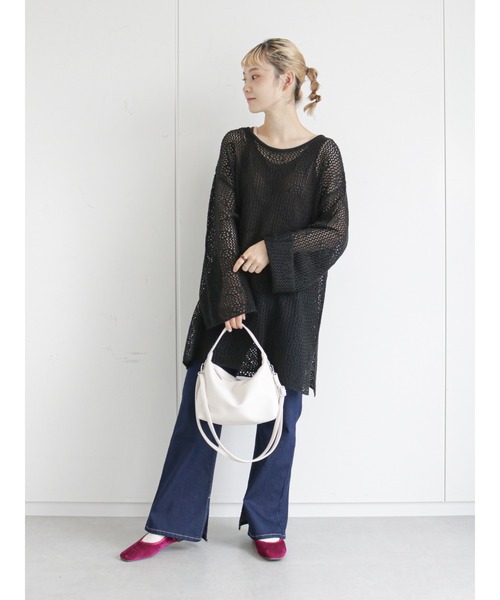 ehka sopo(エヘカソポ)の「ベロアストラップシューズ(その他シューズ・レディース・ブラック/マスタード/パープル・MEDIUM/LARGE)」の6枚目の写真