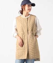 Grand PARK | 軽いロング丈　キルティングベスト(ベスト)