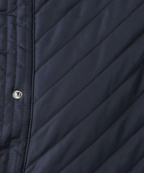 Grand PARK（グランドパーク）の「軽いロング丈　キルティングベスト（ベスト・レディース・カーキ/ベージュ/オフホワイト/ネイビー・FREE）」の20枚目の写真