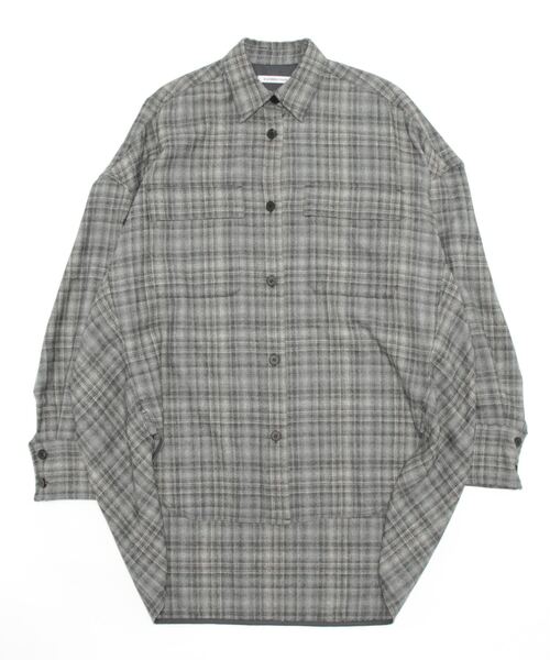【CURRENTAGE】SHADOW CHECK JACKET