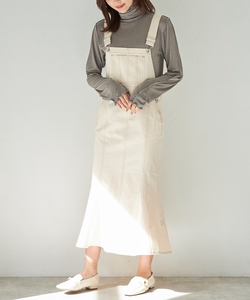tocco closet（トッコ　クローゼット）の「【限定】ハイネックメローフリルプルオーバー（Tシャツ/カットソー・レディース・ブラック/グレー/ブルー/アイボリー・M）」の22枚目の写真
