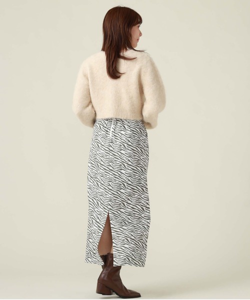 archives(アルシーヴ)の「起毛カーディガン(カーディガン/ボレロ・レディース・イエロー/オレンジ/アイボリー/ピンク/パープル・MEDIUM)」の18枚目の写真