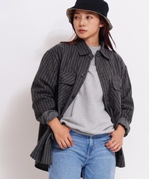 GIORDANO | [ GIORDANO ]メルトンタッチシャツジャケット(ユニセックス)(ブルゾン)