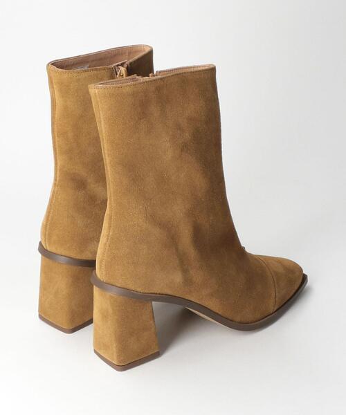 Carmen Salas（カルメンサラス）の「＜CARMEN SALAS＞スエード スクエアポインテッドトゥ ブーツ（ブーツ・レディース・ベージュ・38/37/36）」の7枚目の写真