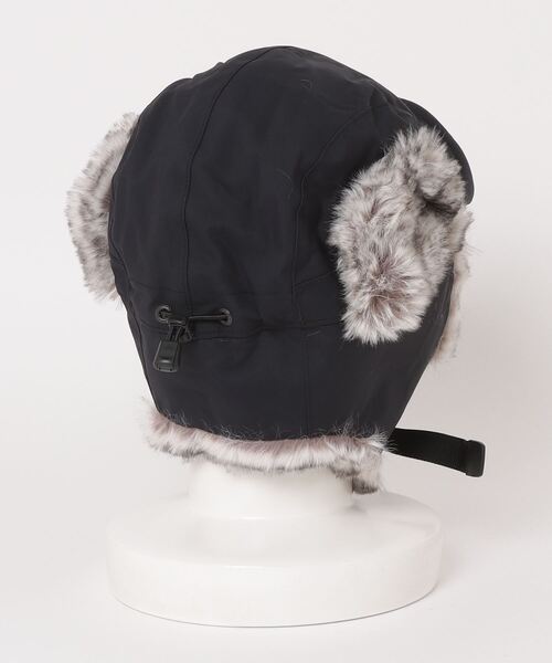 THE NORTH FACE(ザノースフェイス)の「THE NORTH FACE/ザ・ノース・フェイス キャップ 防寒 フロンティアキャップ NN42241(キャップ・メンズ・ブラック・M/L)」の2枚目の写真