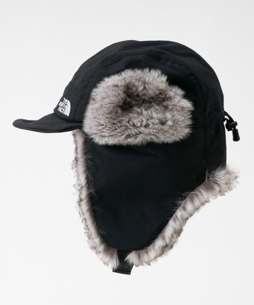 THE NORTH FACE(ザノースフェイス)の「THE NORTH FACE/ザ・ノース・フェイス キャップ 防寒 フロンティアキャップ NN42241(キャップ・メンズ・ブラック・M/L)」の6枚目の写真