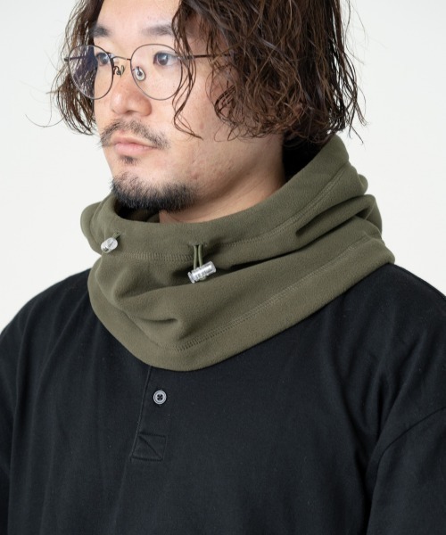 nonnative HOODED NECK WARMER POLARTEC 緑 nonnative- ノンネイティブ / HIKER HOODED NECK WARMER POLY