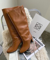 Futier land | センターシームワイドロングブーツ(ブーツ)