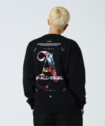 A4A（エーフォーエー）の「A4A/エーフォーエー/COLLAGE CREW NECK カレッジクルーネック スウェット（スウェット・メンズ）」