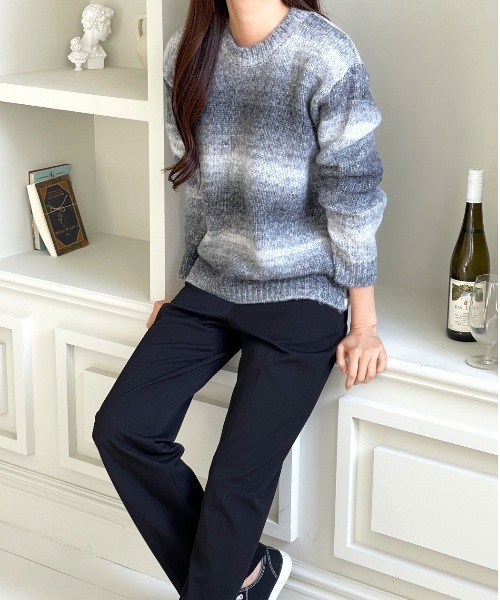 MINS MINIS（ミンスミニス）の「グラデーションニットプルオーバー（ニット/セーター・レディース・ブラック/ベージュ/ピンク/その他1・FREE）」の12枚目の写真