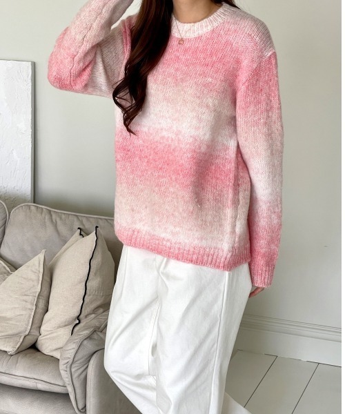 MINS MINIS（ミンスミニス）の「グラデーションニットプルオーバー（ニット/セーター・レディース・ブラック/ベージュ/ピンク/その他1・FREE）」の18枚目の写真