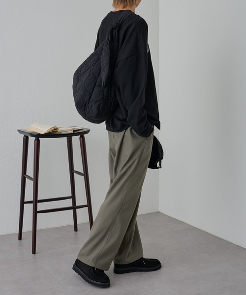 COLONY 2139（コロニートゥーワンスリーナイン）の「起毛センタープレスタックパンツ（その他パンツ・メンズ・ブラック/カーキ・MEDIUM/LARGE）」の9枚目の写真