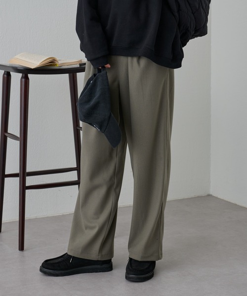 COLONY 2139（コロニートゥーワンスリーナイン）の「起毛センタープレスタックパンツ（その他パンツ・メンズ・ブラック/カーキ・MEDIUM/LARGE）」の8枚目の写真