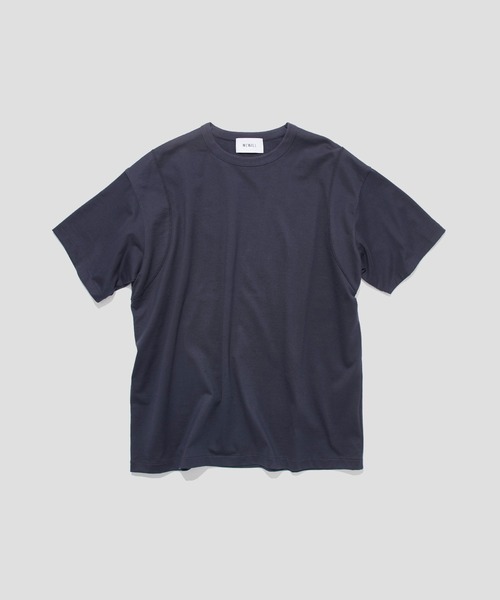 WEWILL(ウィーウィル)の「【WEWILL / ウィーウィル】FACING T-SHIRT / フェイシングTシャツ(Tシャツ/カットソー・メンズ・ネイビー・3/2)」の1枚目の写真