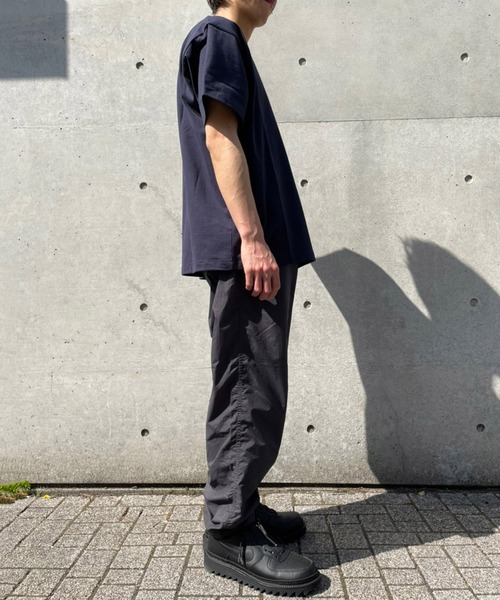 WEWILL(ウィーウィル)の「【WEWILL / ウィーウィル】FACING T-SHIRT / フェイシングTシャツ(Tシャツ/カットソー・メンズ・ネイビー・3/2)」の6枚目の写真