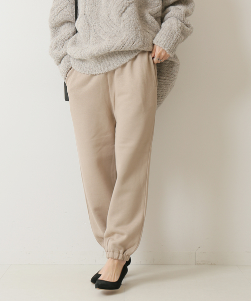 ESLOW(エスロー)の「【ESLOW/エスロー】SWEAT PANTS(スウェットパンツ・レディース・ベージュ/ネイビー・FREE)」の11枚目の写真