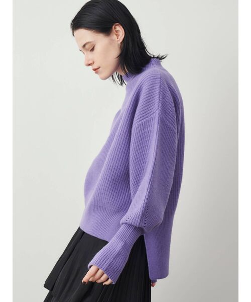 ELENDEEK(エレンディーク)の「エアーウールビショップスリーブニット(ニット/セーター・レディース・ブラック/パープル/ベージュ/オフホワイト・FREE)」の16枚目の写真