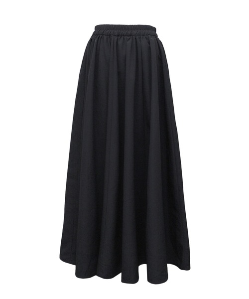 reca（レカ）の「ソフトグログランマキシスカート（スカート・レディース・ブラック/マスタード/キナリ/ブルー・M）」の22枚目の写真