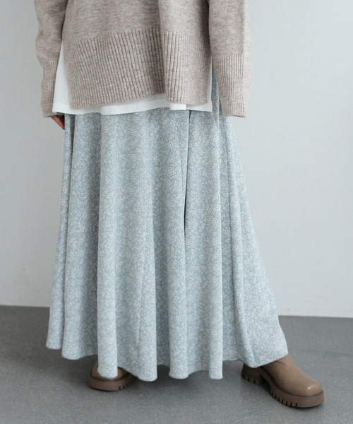 Crisp（クリスプ）の「フラワーヘムフレアスカート（スカート・レディース・イエロー/ブルー・FREE）」の9枚目の写真