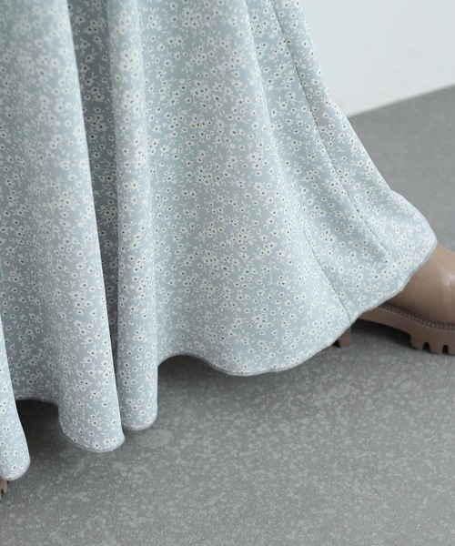 Crisp（クリスプ）の「フラワーヘムフレアスカート（スカート・レディース・イエロー/ブルー・FREE）」の10枚目の写真