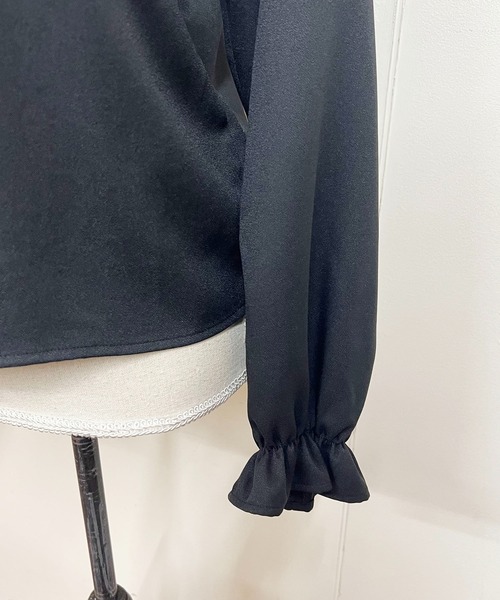 MA*RS(アメーバーマーズ)の「クロス刺繍襟ブラウス(シャツ/ブラウス・レディース・ホワイト/ブラック/ホワイト×ブラック・FREE)」の14枚目の写真