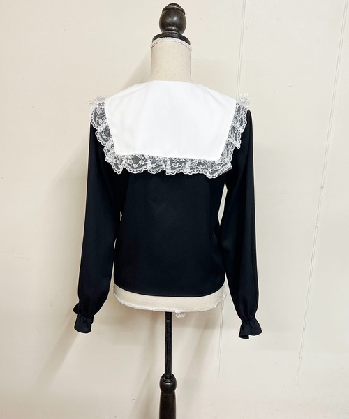 MA*RS(アメーバーマーズ)の「クロス刺繍襟ブラウス(シャツ/ブラウス・レディース・ホワイト/ブラック/ホワイト×ブラック・FREE)」の16枚目の写真