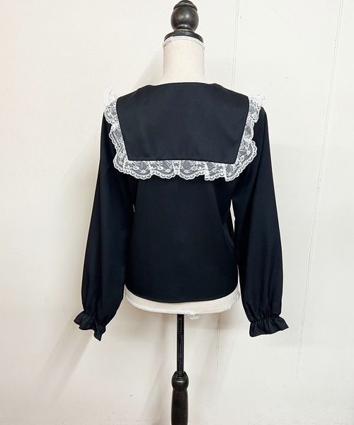 MA*RS(アメーバーマーズ)の「クロス刺繍襟ブラウス(シャツ/ブラウス・レディース・ホワイト/ブラック/ホワイト×ブラック・FREE)」の22枚目の写真