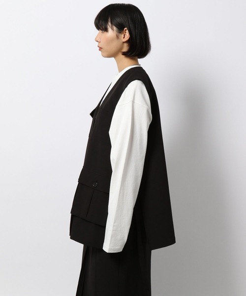 PAGEBOY（ページボーイ）の「クリアミリタリーベスト（その他アウター・レディース・ブラック系その他/ブラック/グレイッシュベージュ・FREE）」の18枚目の写真