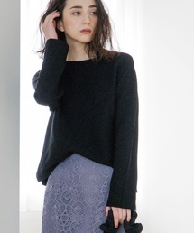 OPAQUE.CLIP | オーガニックコットン ボートネックニット【洗濯機洗い可/UVケア/7色展開】(ニット/セーター)