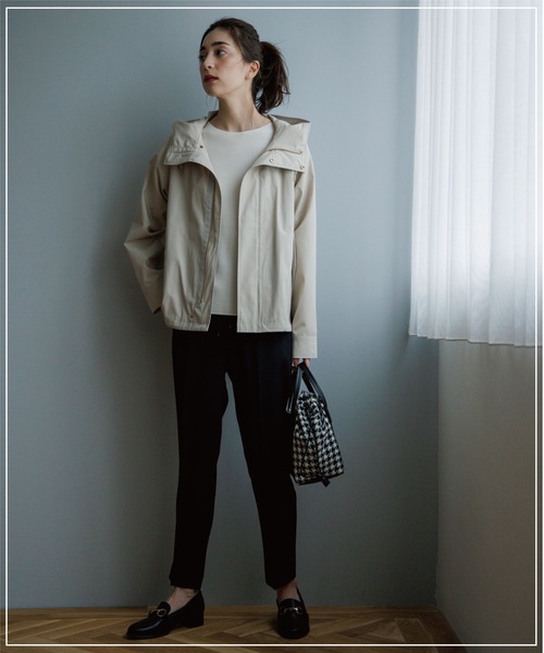 OPAQUE.CLIP(オペークドットクリップ)の「◆オーガニックコットン ボートネックニット【洗濯機洗い可/UVケア/7色展開】(ニット/セーター・レディース・レモンイエロー/ブルー/ホワイト系5/ライトグレー/ブラック/オフホワイト/グリーン・38/36/40/34/42)」の12枚目の写真