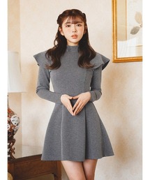 ドッキングケープフレアミニワンピース