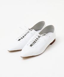 PICHE ABAHOUSE | ポインテッドトゥレースアップバブーシュ(ドレスシューズ)