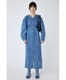 MOUSSY | SIDE BELT DENIM ドレス(ワンピース)
