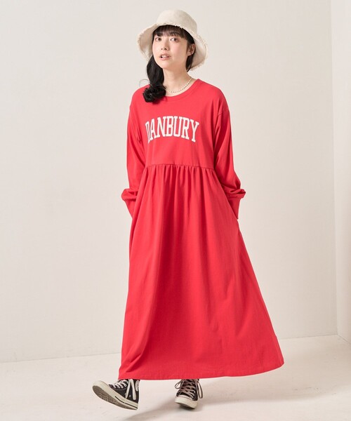 FREAK'S STORE（フリークスストア）の「ウエスト切替ロゴワンピース